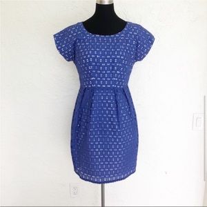 Shoshanna Easter Dress with Cap Sleeve and Eyelet